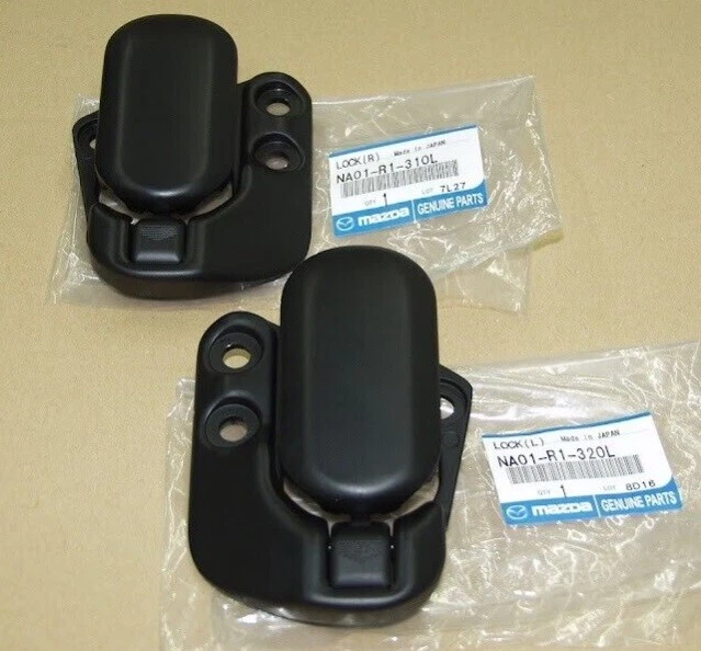 MAZDA GENUINE MIATA MX5 SOFT TOP ROOF LOCK LATCH LH & RH Set