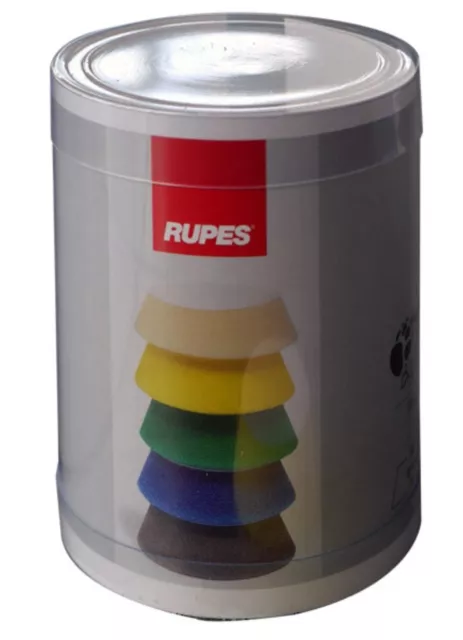 Rupes Bigfoot iBrid Nano 70 mm BLAUSCHAUM Pads Einzel Grob Detaillieren/Polieren 3