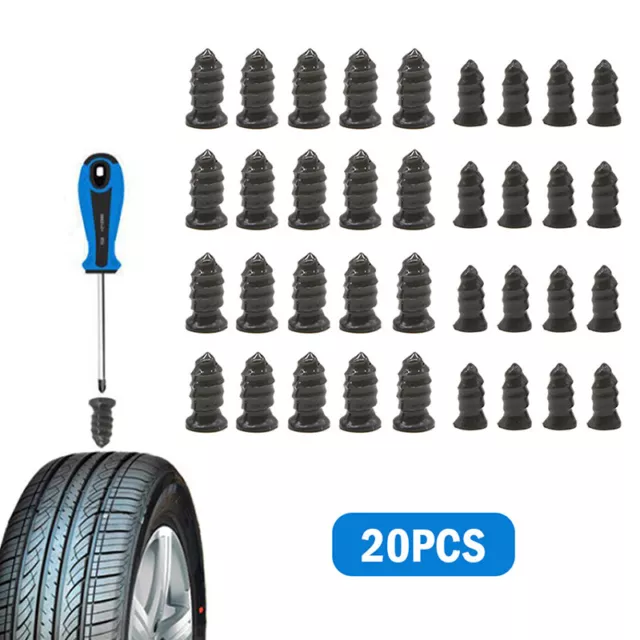 20 pz riparazione pneumatici sottovuoto unghie auto scooter bici universale gomma tubeless Na-SN❤