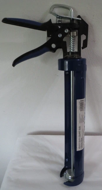 Drip Free Caulk Gun 29 Oz. Heavy-Duty High Leverage Soft Grip Handles LGS - 128C