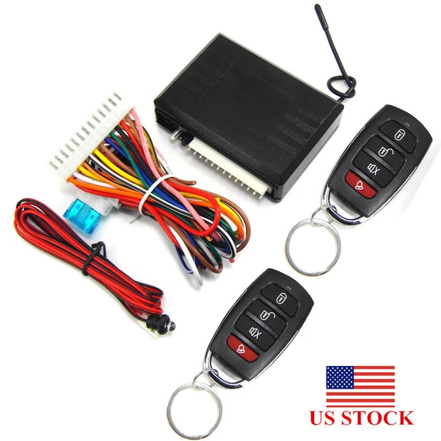 US STOCK Auto Keyless Entry Alarm System Door Locking Kit Trunk Release×1