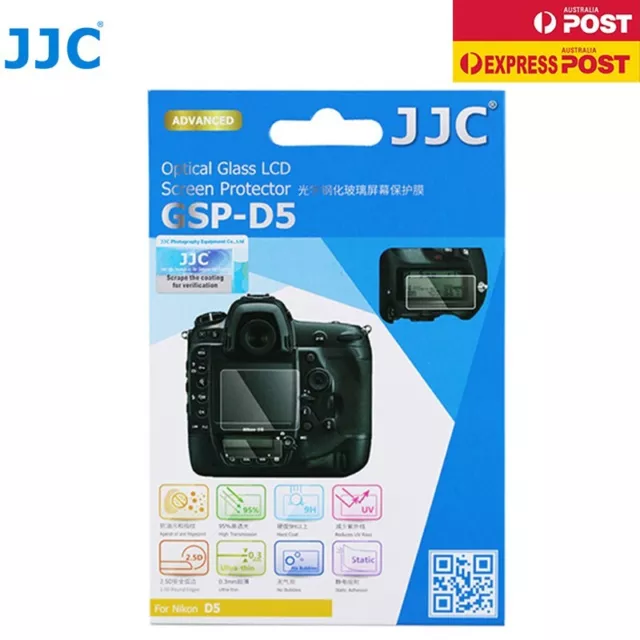 JJC GSP-D5 Ultra-Thin Optical Glass LCD Screen Protector For Nikon D5