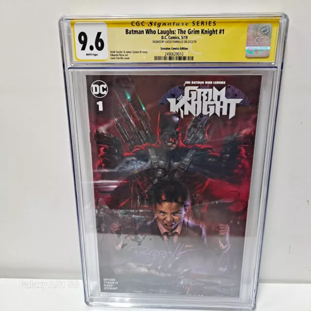 Batman Who Laughs: The Grim Knight #1 DC Comics CGC SS 9.6 Signed Parrillo