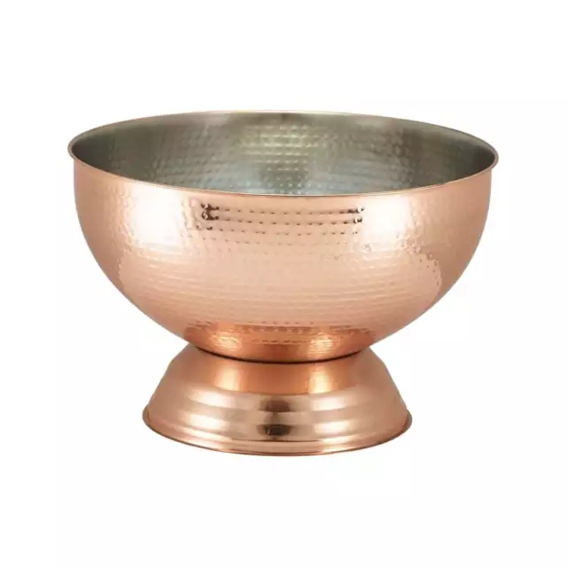 Copper Hammered Champagne Bowl, Bucket, Wine, Champagne, Cooler, Bar