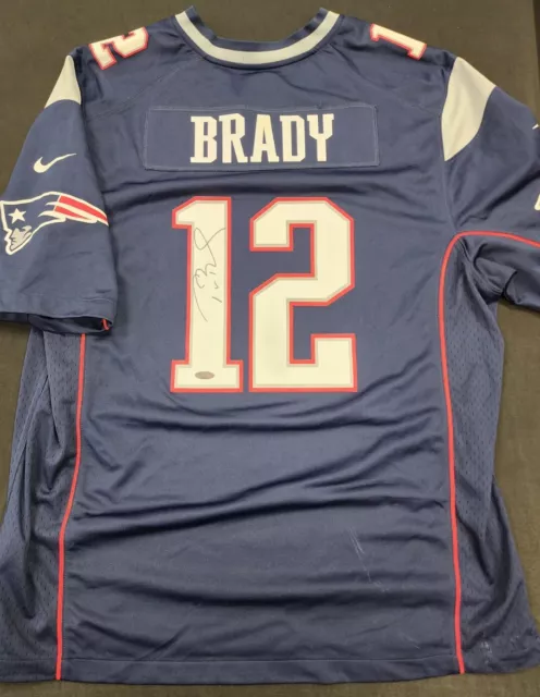 Tom Brady Signed Nike New England Patriots Jersey On Field Tristar Authentics