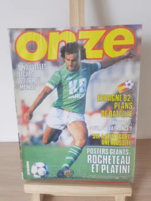 Magazine de sport ONZE,revue football, N°75,03/1982 Espagne 82: PLAN DE BATAILLE