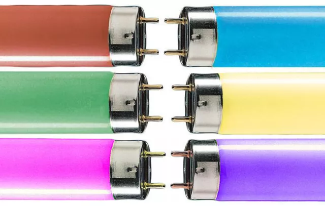 OSRAM PHILIPS farbige Leuchtstofflampe Leuchtstoffröhre Neonlampe Neonröhre