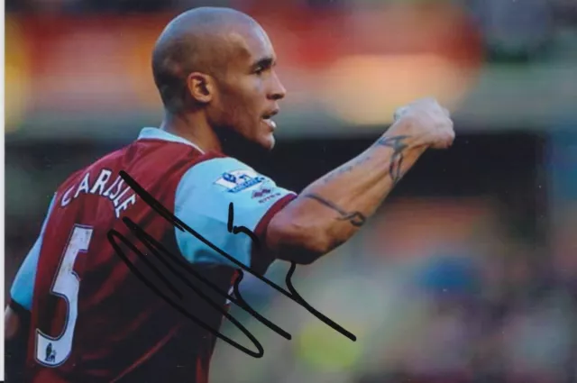 Clarke Carlisle Hand Signed 6X4 Photo - Football Autograph - Burnley.