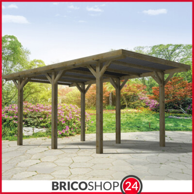 nextradeitalia 1PZ Tavola in Legno PIALLATA Liscia per PERGOLA Gazebo Giardino Morale Recinzione e pergolati TRATTATO 45X90 MM H 300 CM 