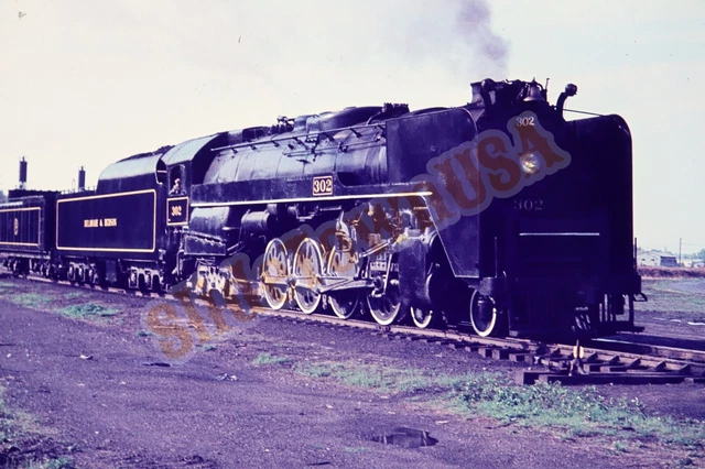 Vtg 1973 Train Slide 302 D&H Delaware & Hudson Steam Engine X3K040
