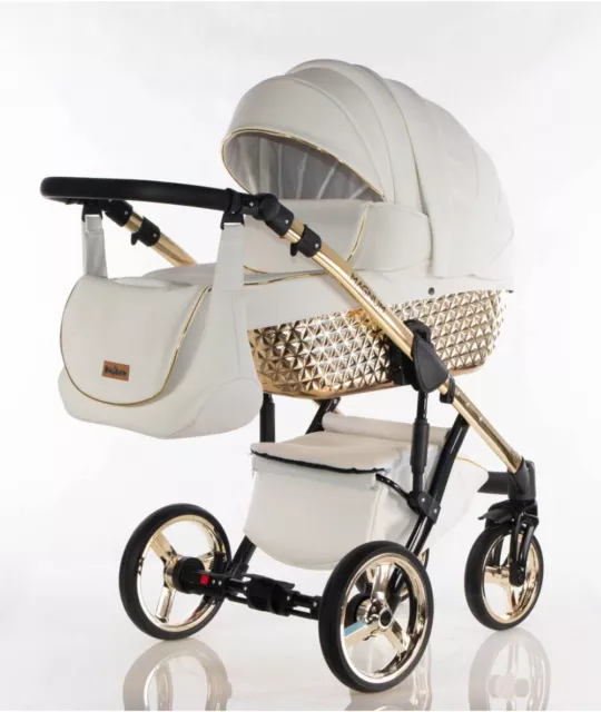 Neuf Poussette bébé Trio Magnum  3en1 Similicuir