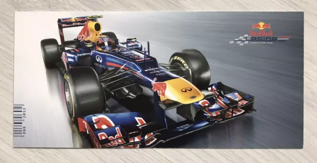 Mark Webber - Formula 1 - Red Bull Racing Driver Card