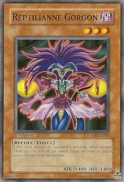Yu-Gi-Oh! Karte „Reptilianne Recoil“ – BODE-EN061, Common, 1. Auflage, Aus Burst Of Destiny