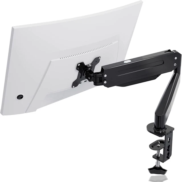 SINGLE MONITOR ARM, Monitor Arm Gas Spring for 1727Inch Curved Screens