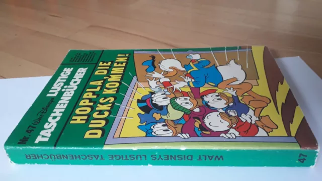 ERSTAUFLAGE Lustige Taschenbücher Nr.47 von 1977 Hoppla, die Ducks kommen! - TOP 3