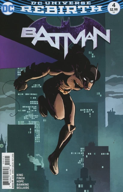 Batman #4 Rebirth Tim Sale Variant 2016 Dc Comics Nm