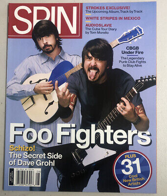 Spin Magazine August 2005 Dave Grohl Foo Fighters Billy Corgan Free Shipping