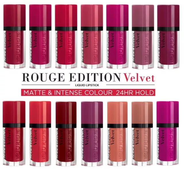 Bourjois Rouge Edition Velvet Liquid Lipstick- Choose Your Shade