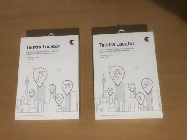 Telstra locator tags 2 bluetooth tags and one wifi tag.