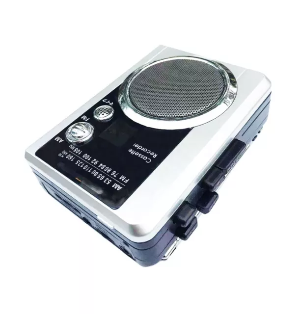 Class Portable Walkman Cassette Radio Player Recorder With Built In Speaker C3 3