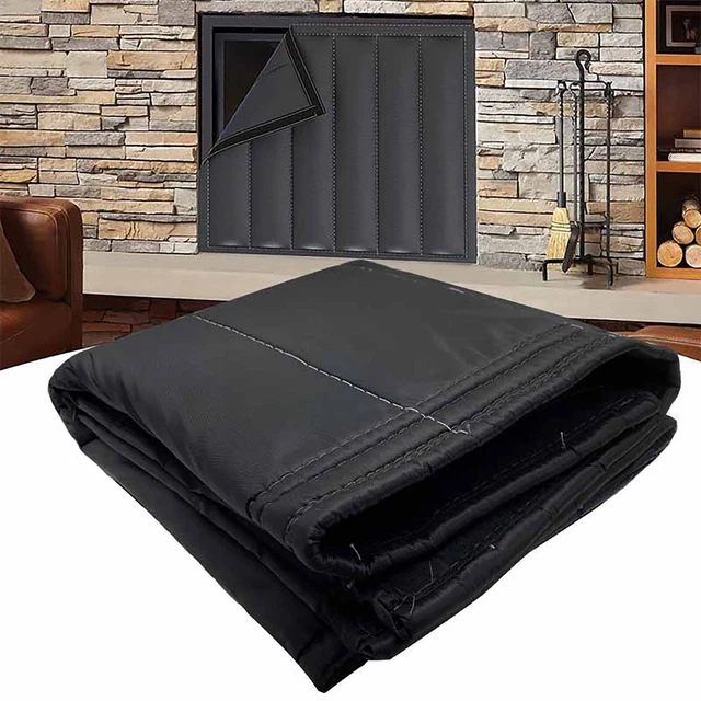 Coperta pieghevole in fibra nera 39*32 pollici/45*34 pollici/51*39 pollici coperta antincendio