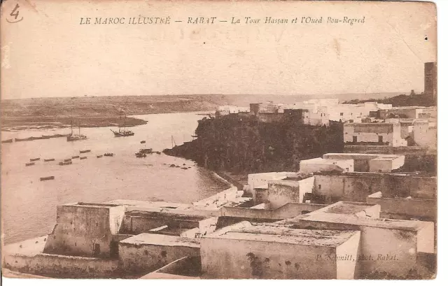 Maroc - Rabat - Carte Postale De 1915 - La Tour Hassan Et L'oued