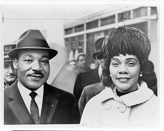 Dr. & Mrs. Martin Luther King Jr. Photograph - Vintage Photo from 1964