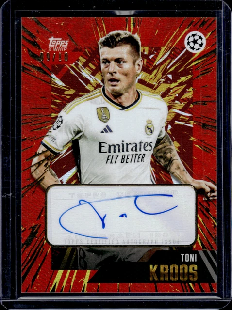 Carte Luis Figo Topps Finest 2023 Refractor Autographe 071/100 - Real Madrid - Near Mint