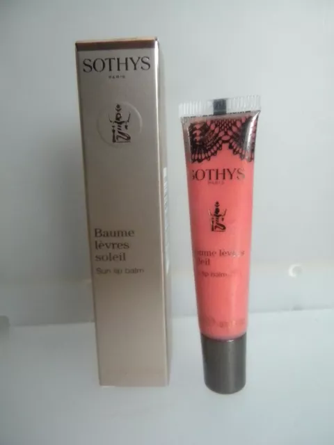 SOTHYS BAUME LEVRES SOLEIL n° 2 Pêche PECHE Des lèvres glossy et gourmandes !