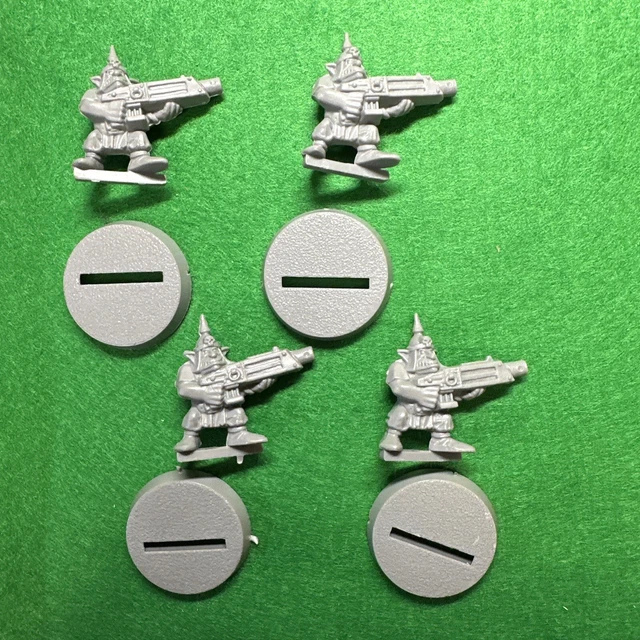 6x Monopose Black Orcs Orruk - Orcs & Goblins Warhammer 2nd Ed - Games Workshop