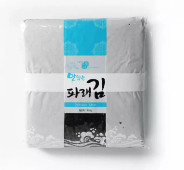 Korean Premium Parae Seaweed Dried Laver Seafood Sushi Nori 100 Sheets_free ship 2