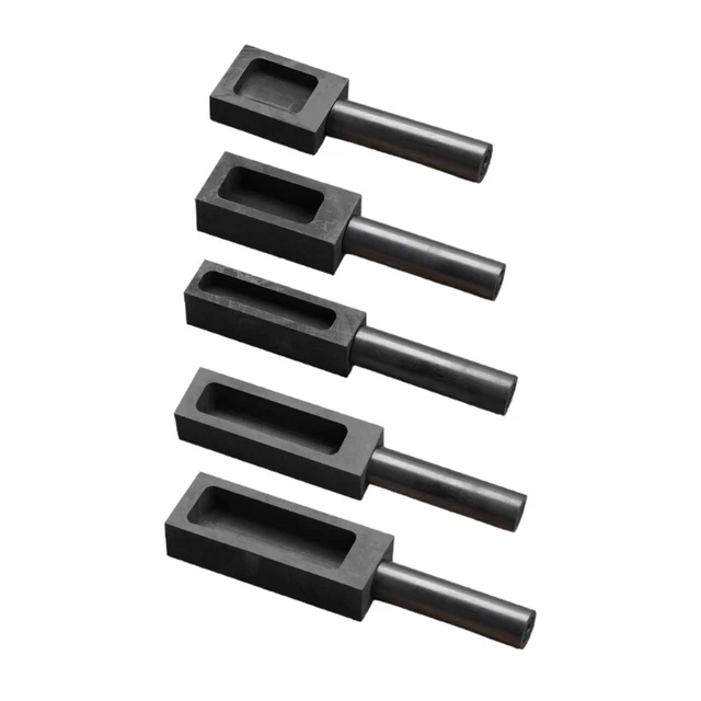 Graphite Mold Casting Graphite Trough with Handle Graphite Ingot Mold Crucible