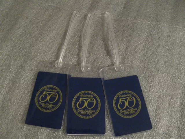 1979 Delta Luggage Tags - Delta Airlines Vintage Playing Card Bag Name Tag Set 3