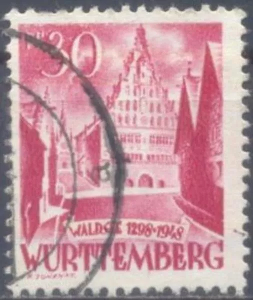 Württemberg-Hohenzollern Mi-Nr.23 Deutschland Jahrgang 1948 Gestempelt (XD2482)