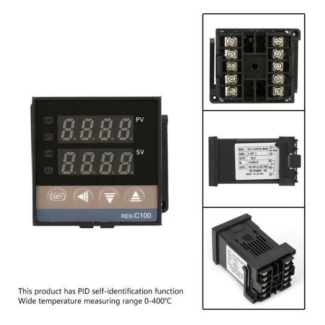 Thermostat REX-C100FK02-M * AN Relay Temperature Controller Thermocouple New