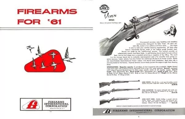 Interarms 1961 Gun Catalog