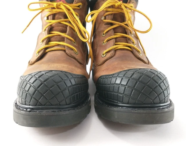 THOROGOOD DRI-LEX WATERPROOF Brown Leather ASTM Safety Toe WORK BOOTS ...