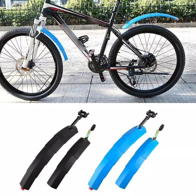 Telescopic Bicy_cle Fenders Folding Bike MTB Front Rear Mudguards Light Ne,