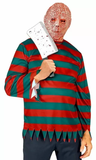 Costume Maglia Uomo Carnevale Halloween Freddy Kruger