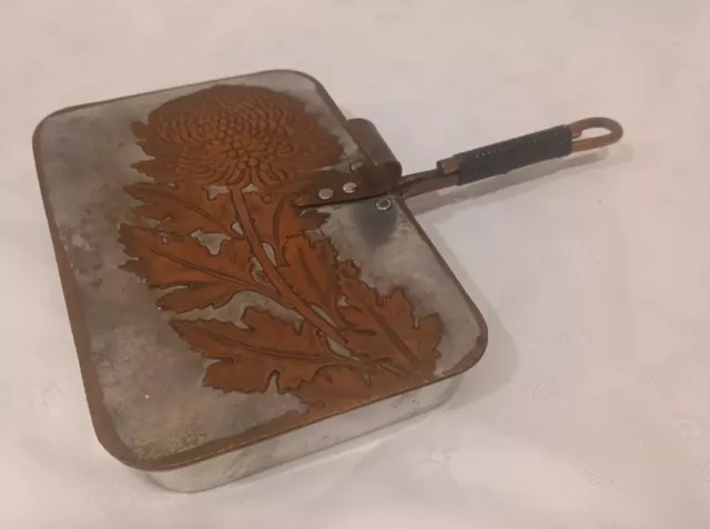 Vintage Copper Silent Butler Crumb Catcher Ashtray Trade Continental Mark   /342