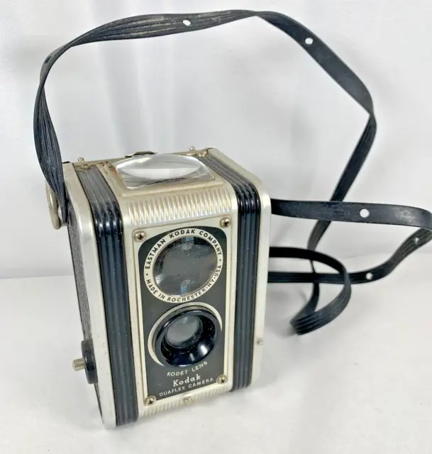 Cámara Kodak Duaflex vintage sin probar.  Eastman Kodak Co. Rochester NY