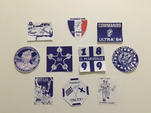 Lot De 42 Autocollants Stickers – Thème Ultras Nantes, PSG