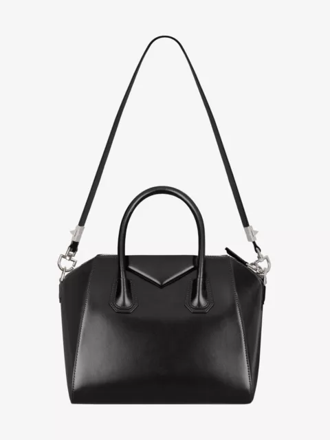 Givenchy Antigona Small Classic Smooth Black Calf Leather Tote Bag, new with tag