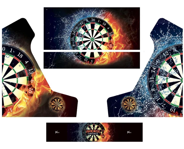 Stickers bartop Albator Modele 2 Autocollant borne d'arcade