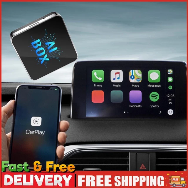 WIRELESS CARPLAY ANDROID Auto Adapter CarPlay TV Box for Android 13 ...