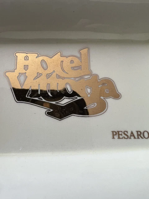 Vintage Hotel Ashtray Vittoria Pesaro Italy 🇮🇹