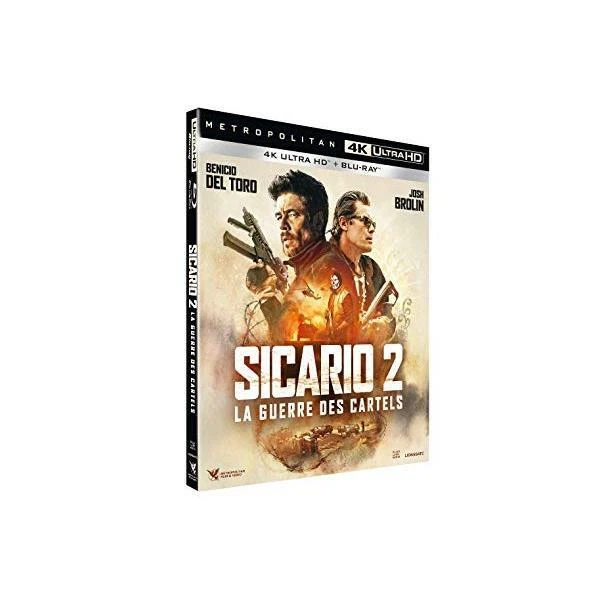 Blu-ray Neuf - Sicario 2 : La Guerre des Cartels [4K Ultra HD + Blu-Ray]