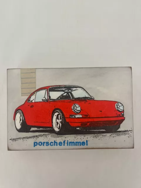 Jan M. Petersen " Porschefimmel "  handgefertigt   Geschenk