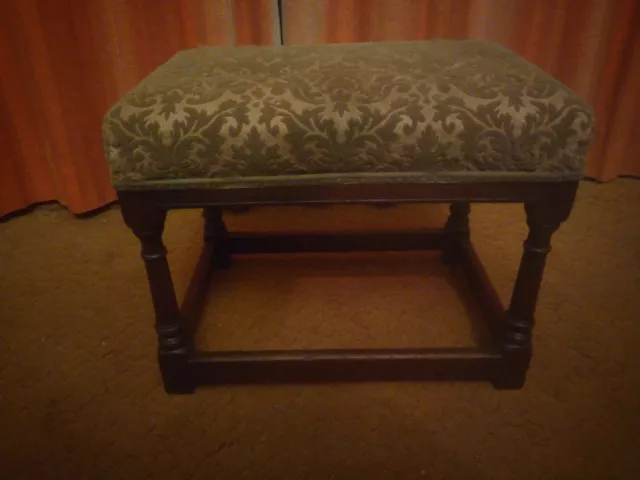 Vintage Parker Knoll Sprung Piano Stool or Window Seat