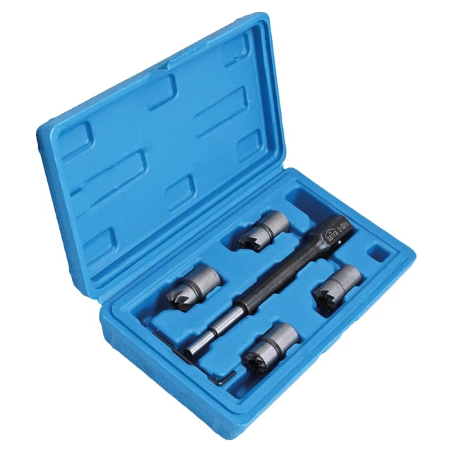 Kit De 28 Fraises Pour Injecteurs Diesel - Nettoyage Sièges D'injecteur, Acier Haute Qualité, 13 Tailles (15-20mm)